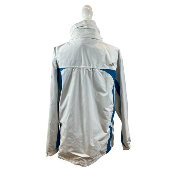Ladies Trespass Technical Performance Ski Jacket White and  Blue Size Large - Picture 6 of 16